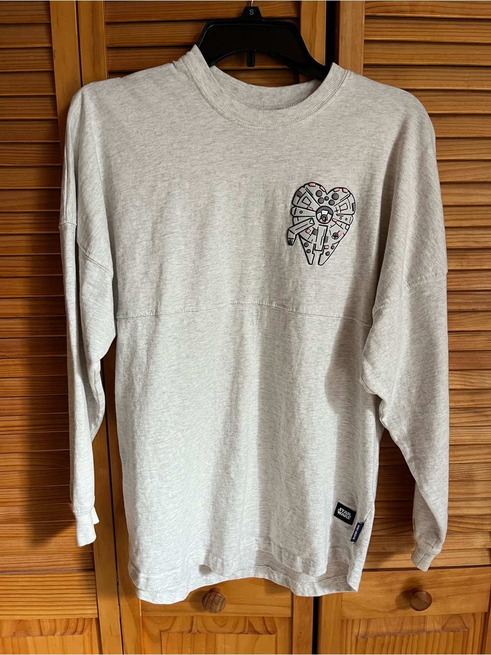Star Wars unisex disney spirit jersey with Heart Millennium Falcon Graphic